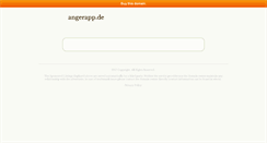 Desktop Screenshot of angerapp.de